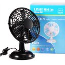 818 Desktop Fan USB Power Supply 2 Speeds Mini Portable Oscillating Fan