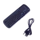 Bluetooth Handheld 2.4GHz Wireless Keyboard Black