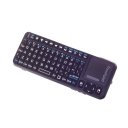 2.4GHz Mini Wireless Keyboard Touchpad Black