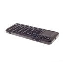 2.4GHz Mini Wireless Keyboard Touchpad Black