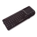 RGQ Bluetooth Wireless Mini Bluetooth Keyboard With Touch Pad Black