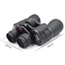 High Power Telescope Double Tubes Night Vision HD Outdoor Telescope Black