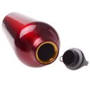 Outdoor Cycling Water Bottle Riding Kettle Aluminum Alloy Water Bottle 750ml Red
