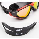 Coating Swimming Goggles Large Frame Anti Fog Goggles