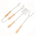 Outdoor Barbecue Tool Kit Fork Truner Tongs Tool Set