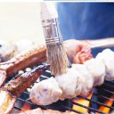 Outdoor Barbecue Tool BBQ Wooden Handle Roast Brush Basting Brush