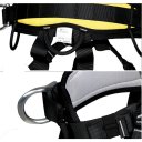 Outdoor Rock Climbing Harness High Altitude Working Safe Belt Whole Body Belt  Black