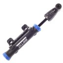 Bike Bicycle Cycling Mini Protable Air Pump Reinforced Aluminium Alloy Black with Blue