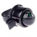 Bike Cycling Bicycle Bell with Compass Black