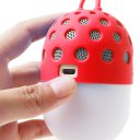 Fire Fly Appearance Wireless Bluetooth Speaker LED Lamp Outdoor Waterproof Portable Speaker Red