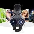 3 in 1 Phone Camera Lens Kit Fish Eye Lens/Wide Angle Lens/Macro Lens Black