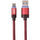 USB Cable Micro USB Cable Braided Quick Charge and High Speed Data Sync for Android 1 Meter Brown