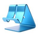 Aluminum Alloy Stand For Phones and Tablets Unibody Design Blue