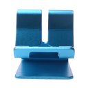 Aluminum Alloy Stand For Phones and Tablets Unibody Design Blue