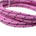 Android Phones Data Cable Nylon Woven Cable Micro USB Port 2m Pink