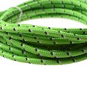 Android Phones Data Cable Nylon Woven Cable Micro USB Port 3m Green