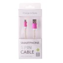 Android Phone 3 Colors Woven Aluminum Alloy Data Cable 2A 1m Red