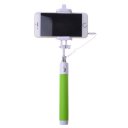 Wired Foldable Selfie Stick Self Portrait Monopod Gray