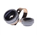 2 in 1 Phone Camera Lenses Fish Eye+0.67X Super Wide Angle Lens Golden