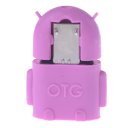 Phones and Tablets Accessory OTG Adapter For Android System Phones and Tablets OTG Cable White