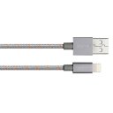 Data Cable MFI Certification Braided Wire Lightning Port 1m