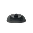 Suction Cup Mount Cellphone Mobile Holder for GPS, Large Size, 15mm thickness ,PP+Silicone, black