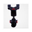 Universal phone holder, One Clip, Mobile hose bracket , wideth within 9cm ,ABS+PVC, black