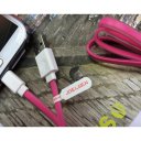 BaiDaFeiNuo Data and Charging Cable, one line with 2 bright candy colours, Multi-colours optional