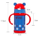 Stainless Steel Mug Insulated Water Bottle With Straw and Handle Suitable For Baby