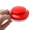 Hand-Powered Food Chopper Cord Pull Meat Grinder Red