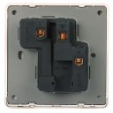 15A Wall-Mount Socket Panel Single Outlet with Indicator Light Golden