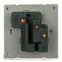 13A Wall-Mount Socket Panel Single Outlet with Indicator Light British Standard Golden