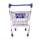 Mini Shopping Cart Shaped Storage Basket ini Supermarket Shopping Cart Multifunctional Storage Basket Card Case