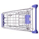 Mini Shopping Cart Shaped Storage Basket ini Supermarket Shopping Cart Multifunctional Storage Basket Card Case