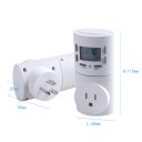 America Standard Timing Socket Smart Charging Timer Socket White