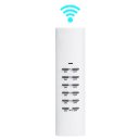 Single Remote Control Three Sockets Wireless Switch Socket Europe Standard White