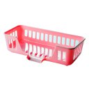 Creative Household Essentials Multifunctional Kitchen Sink Storage Basket Pink