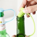 Creative Household Essentials Anti-lost Silicone Bottle Stopper Cork Hanging Button Wine Beer Cap Plug Red