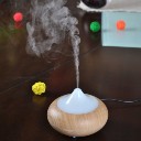 Ultrasonic Aroma Essential Oil Diffuser Humidifier Light Wooden-grain