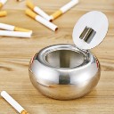 home life supplies creative windproof ashtray stainless steel ashtray