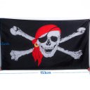 Halloween Costume Prop Skull Flag Large Size