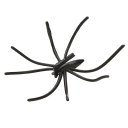 Holloween Toy Decoration Prop Plastic Black Spider 20 in 1 Pack DIY Accessories 4.5*5cm