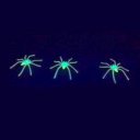 Holloween Toy Decoration Prop Plastic White Luminous Spider 20 in 1 Pack DIY Accessories 4.5*5cm