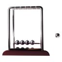 Newtons Cradle Balance Ball Large Size Silver