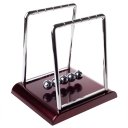 Newtons Cradle Balance Ball Large Size Silver