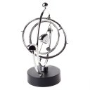 Newtons Cradle Balance Ball Large Size Round Silver