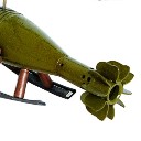 Creative Home Decoration Simulation Bullets Model Helicopter Military Model Army Green