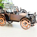 Creative Home Decoration Iron Model Knick-knacks Handmade Vintage Classic Car Model Bronze