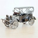 Creative Home Decoration Iron Model Knick-knacks Handmade Vintage Classic Car Model Gray