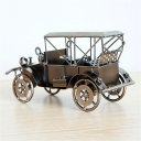 Creative Home Decoration Iron Model Knick-knacks Handmade Vintage Classic Car Model Gray